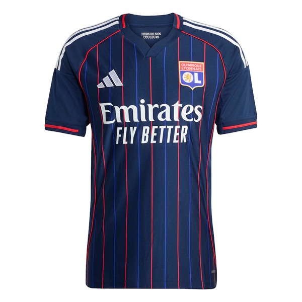 Olympique Lyonnais Moussa Niakhaté #19 Bortatröja 2025/26 Herr Kortärmad Fotbollströja 2 Olympique Lyonnais Bortatröja 2025/26 Herr Kortärmad Fotbollströja