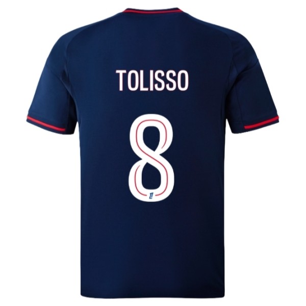 Olympique Lyonnais Corentin Tolisso #8 Bortatröja 2025/26 Herr Kortärmad Fotbollströja 1 Olympique Lyonnais Corentin Tolisso #8 Bortatröja 2025/26 Herr Kortärmad Fotbollströja