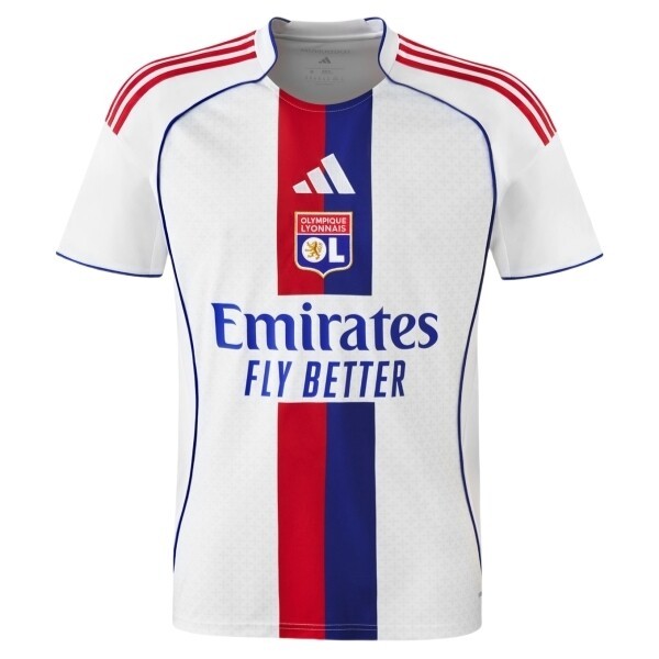 Olympique Lyonnais Hemmatröja 2025/26 Herr Kortärmad Fotbollströja