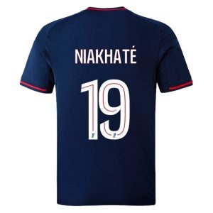 Olympique Lyonnais Moussa Niakhaté #19 Bortatröja 2025/26 Herr Kortärmad Fotbollströja