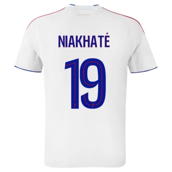 Olympique Lyonnais Moussa Niakhaté #19 Hemmatröja 2025/26 Herr Kortärmad Fotbollströja