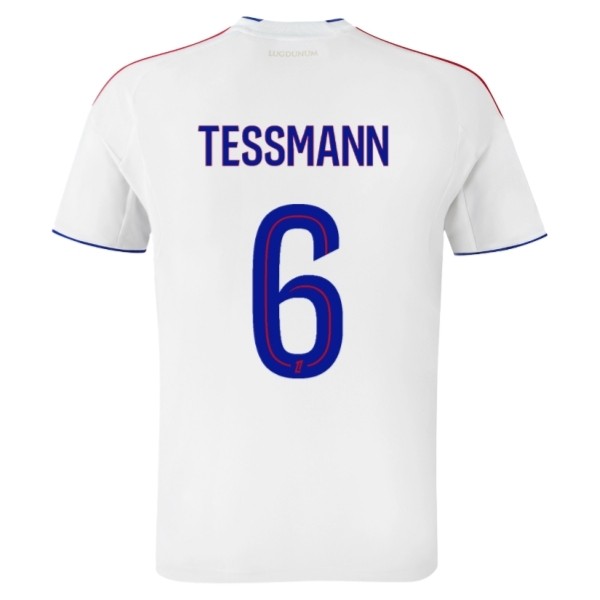 Olympique Lyonnais Tanner Tessmann #6 Hemmatröja 2025/26 Herr Kortärmad Fotbollströja 1 Olympique Lyonnais Tanner Tessmann #6 Hemmatröja 2025/26 Herr Kortärmad Fotbollströja
