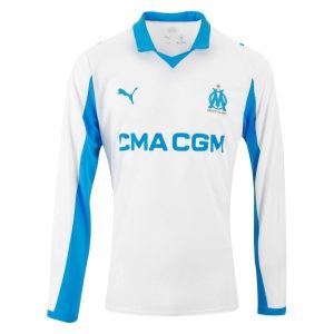 Olympique de Marseille Hemmatröja 2025/26 Herr Långärmad Fotbollströja