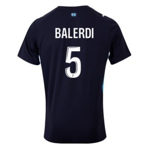 Olympique de Marseille Leonardo Balerdi #5 Bortatröja 2025/26 Herr Kortärmad Fotbollströja