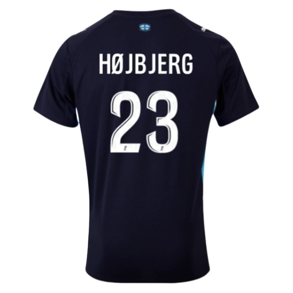 Olympique de Marseille Pierre‑Emile Højbjerg #23 Bortatröja 2025/26 Herr Kortärmad Fotbollströja