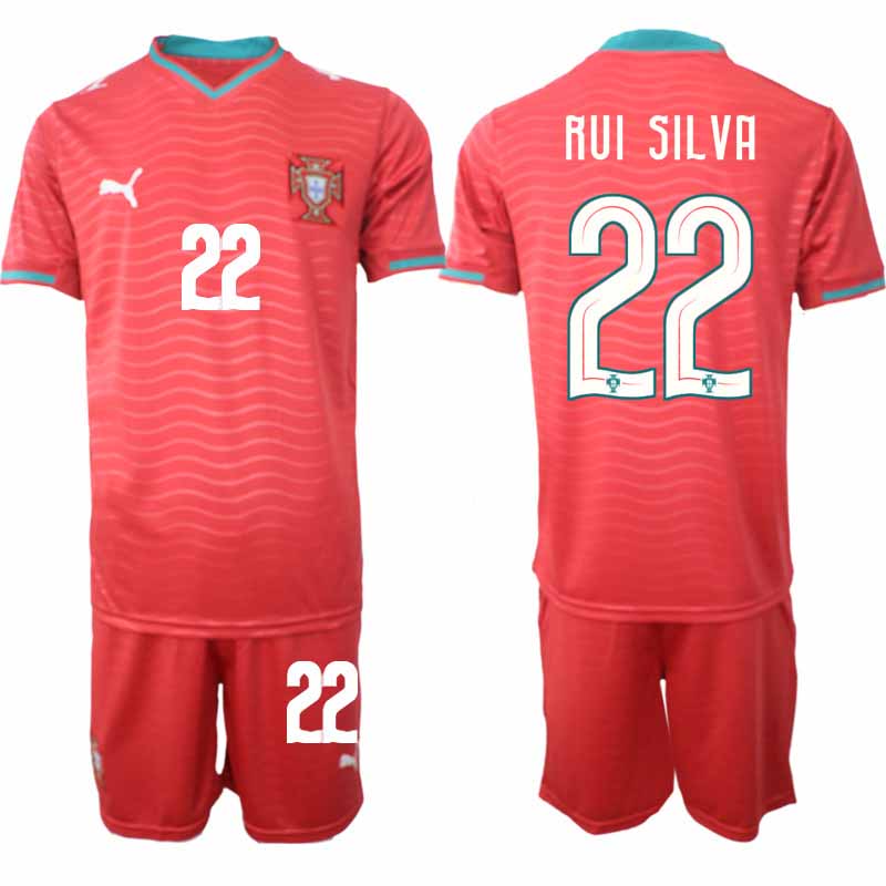 Portugal Hemmaställ VM 2026 Rui Silva #22 Herr Kortärmad Fotbollströja med Shorts 1 Portugal Hemmaställ VM 2026 Rui Silva #22 Herr Kortärmad Fotbollströja med Shorts