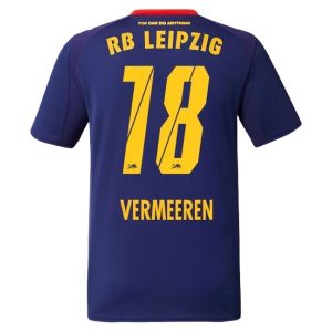 RB Leipzig Arthur Vermeeren #18 Bortatröja 2025/26 Herr Kortärmad Fotbollströja