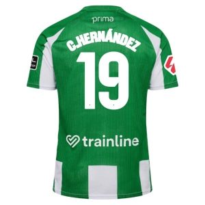 Real Betis Cucho Hernández #19 Hemmatröja 2025/26 Herr Kortärmad Fotbollströja