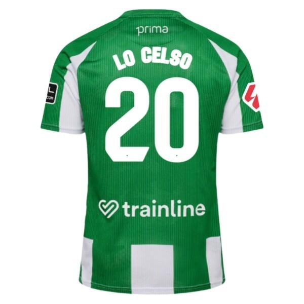 Real Betis Giovani Lo Celso #20 Hemmatröja 2025/26 Herr Kortärmad Fotbollströja Real Betis Giovani Lo Celso #20 Hemmatröja 2025/26 Herr Kortärmad Fotbollströja