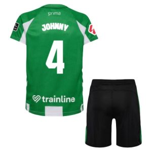 Real Betis Johnny Cardoso #4 Barn Hemmatröja 2025/26 – Kortärmad Fotbollströja med Shorts