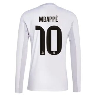 Real Madrid Kylian Mbappé #10 Hemmatröja 2025/26 Herr Långärmad Fotbollströja