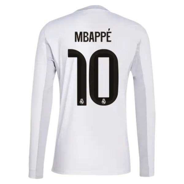 Real Madrid Kylian Mbappé #10 Hemmatröja 2025/26 Herr Långärmad Fotbollströja 1 Real Madrid Kylian Mbappé #10 Hemmatröja 2025/26 Herr Långärmad Fotbollströja