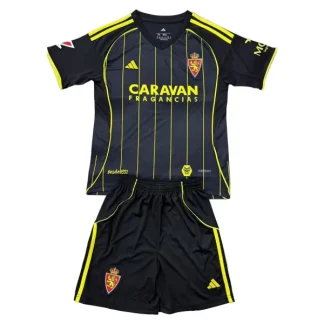 Real Zaragoza 2025/26 Bortaställ Barn – Kortärmad Fotbollströja med Shorts