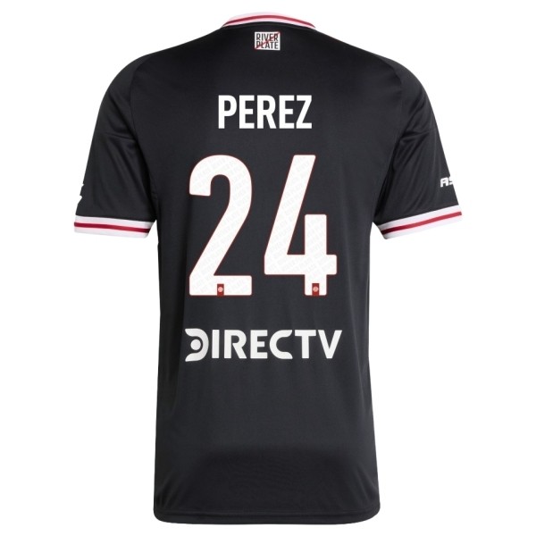 River Plate Enzo Pérez #24 Bortatröja 2025/26 Herr Kortärmad Fotbollströja 1 River Plate Enzo Pérez #24 Bortatröja 2025/26 Herr Kortärmad Fotbollströja