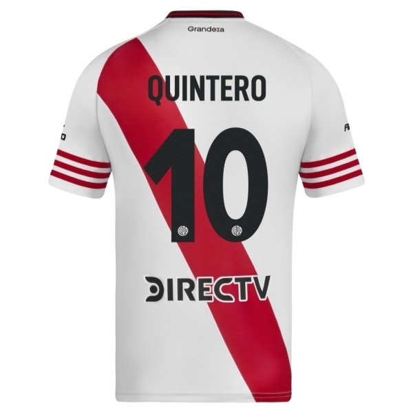 River Plate Juan Fernando Quintero #10 Hemmatröja 2025/26 Herr Kortärmad Fotbollströja 1 River Plate Juan Fernando Quintero #10 Hemmatröja 2025/26 Herr Kortärmad Fotbollströja