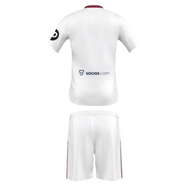 Sevilla FC Hemmaställ Barn 2025/26 – Kortärmad Fotbollströja med Shorts