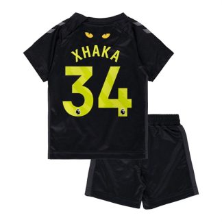 Sunderland AFC Granit Xhaka #34 Barn Tredjetröja 2025/26 – Kortärmad Fotbollströja med Shorts