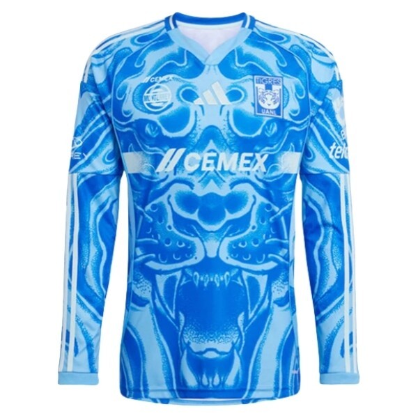 Tigres UANL Bortatröja 2025/26 Herr Långärmad Fotbollströja 1 Tigres UANL Bortatröja 2025/26 Herr Långärmad Fotbollströja