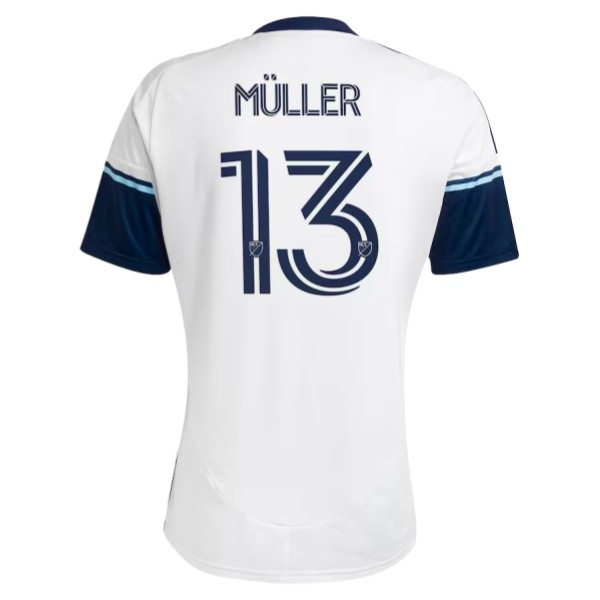 Vancouver Whitecaps FC Thomas Müller #13 Hemmatröja 2025/26 Herr Kortärmad Fotbollströja Vancouver Whitecaps FC Thomas Müller #13 Hemmatröja 2025/26 Herr Kortärmad Fotbollströja