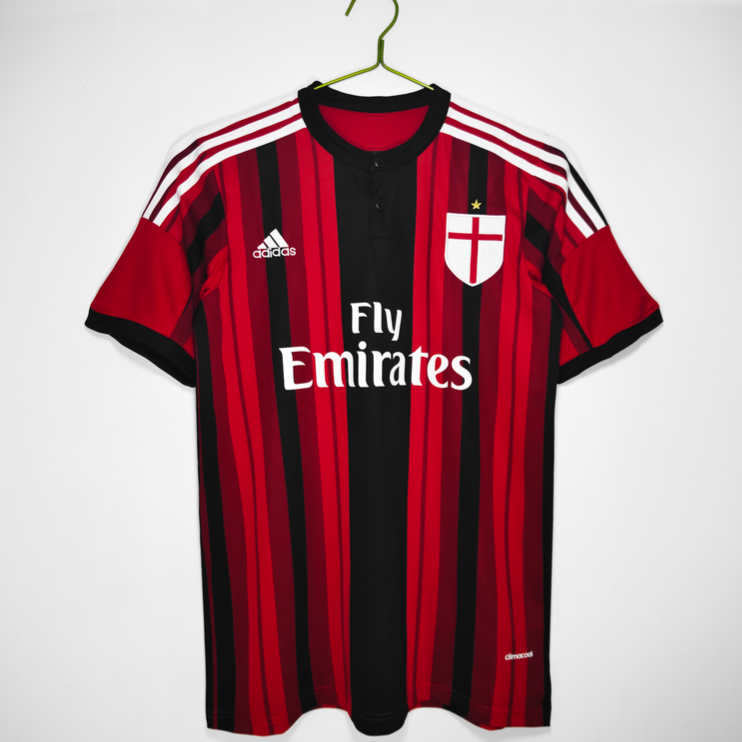AC Milan 2014/15 Retro Hemmatröja – Klassisk Fotbollströja 1 AC Milan 2014/15 Retro Hemmatröja – Klassisk Fotbollströja