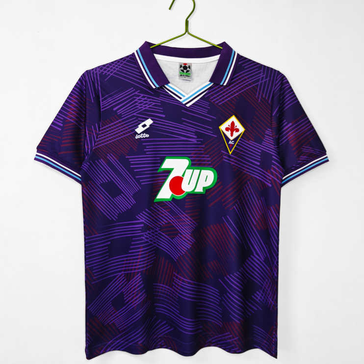 ACF Fiorentina Retro Hemmatröja 1992/93 – Klassisk Fotbollströja 1 ACF Fiorentina Retro Hemmatröja 1992/93 – Klassisk Fotbollströja