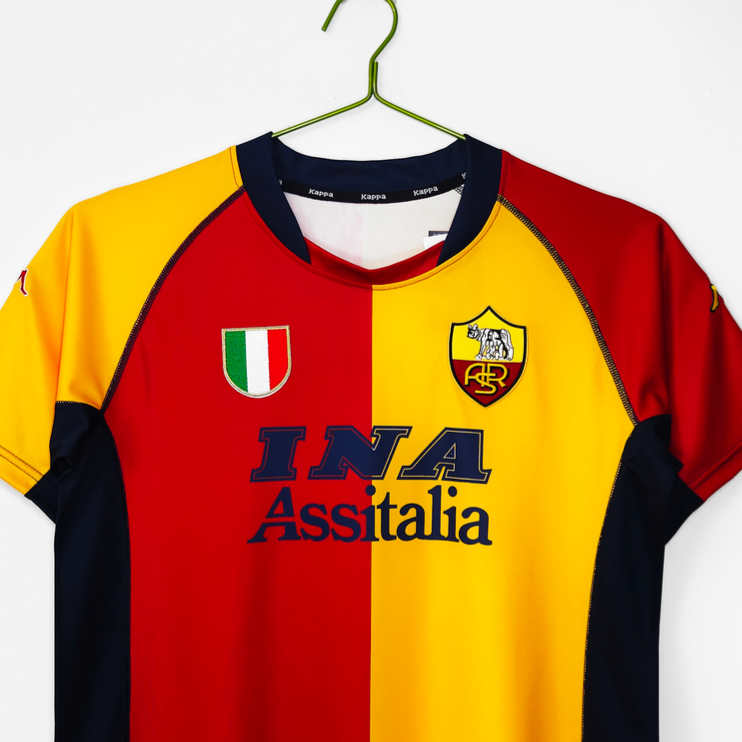 AS Roma Retro Hemmatröja 2000/01 – Klassisk Fotbollströja 4 AS Roma Retro Hemmatröja 2000/01 – Klassisk Fotbollströja - Bild 4