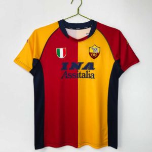 AS Roma Retro Hemmatröja 2000/01 – Klassisk Fotbollströja