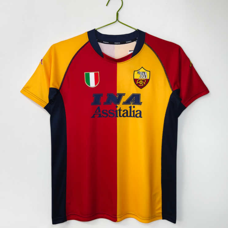 AS Roma Retro Hemmatröja 2000/01 – Klassisk Fotbollströja 1 AS Roma Retro Hemmatröja 2000/01 – Klassisk Fotbollströja