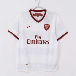 Arsenal 2007/08 Retro Bortatröja – Klassisk Vit Fotbollströja