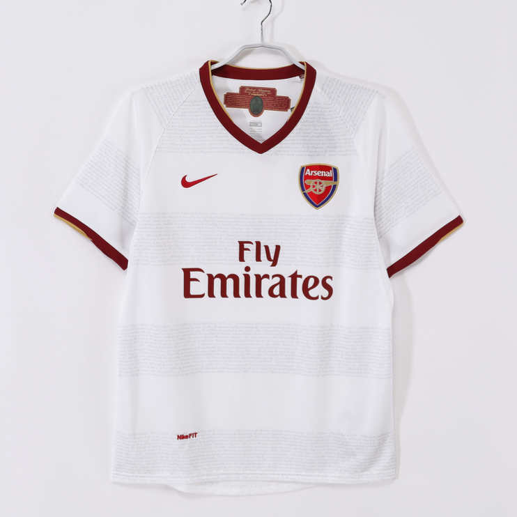 Arsenal 2007/08 Retro Bortatröja – Klassisk Vit Fotbollströja 1 Arsenal 2007/08 Retro Bortatröja – Klassisk Vit Fotbollströja
