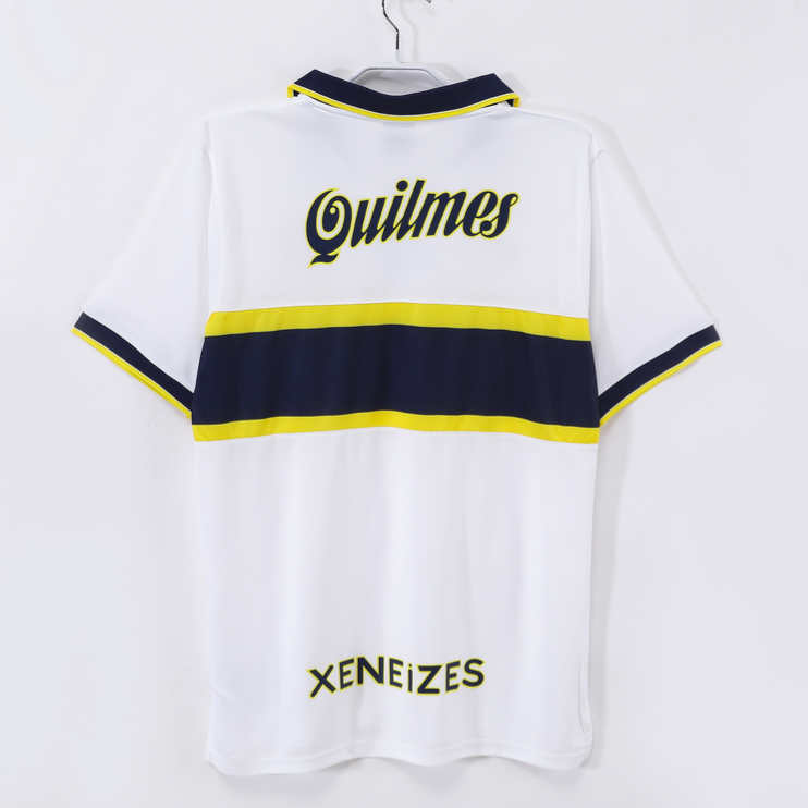 Boca Juniors 1996/97 Retro Bortatröja – Klassisk Vit Fotbollströja 2 Boca Juniors 1996/97 Retro Bortatröja – Klassisk Vit Fotbollströja-1