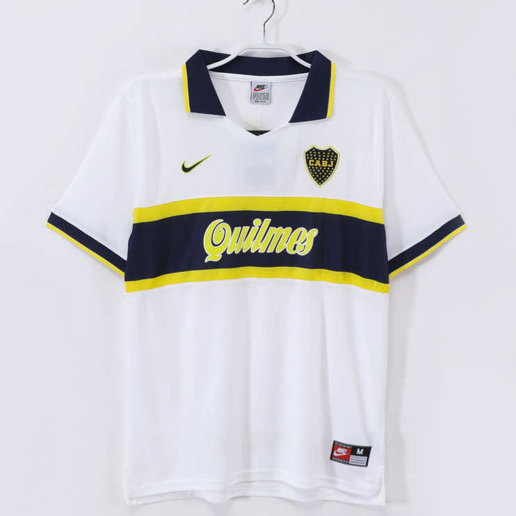 Boca Juniors 1996/97 Retro Bortatröja – Klassisk Vit Fotbollströja 1 Boca Juniors 1996/97 Retro Bortatröja – Klassisk Vit Fotbollströja