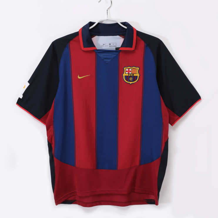 FC Barcelona 2003/04 Retro Hemmatröja – Klassisk Fotbollströja 1 FC Barcelona 2003/04 Retro Hemmatröja – Klassisk Fotbollströja