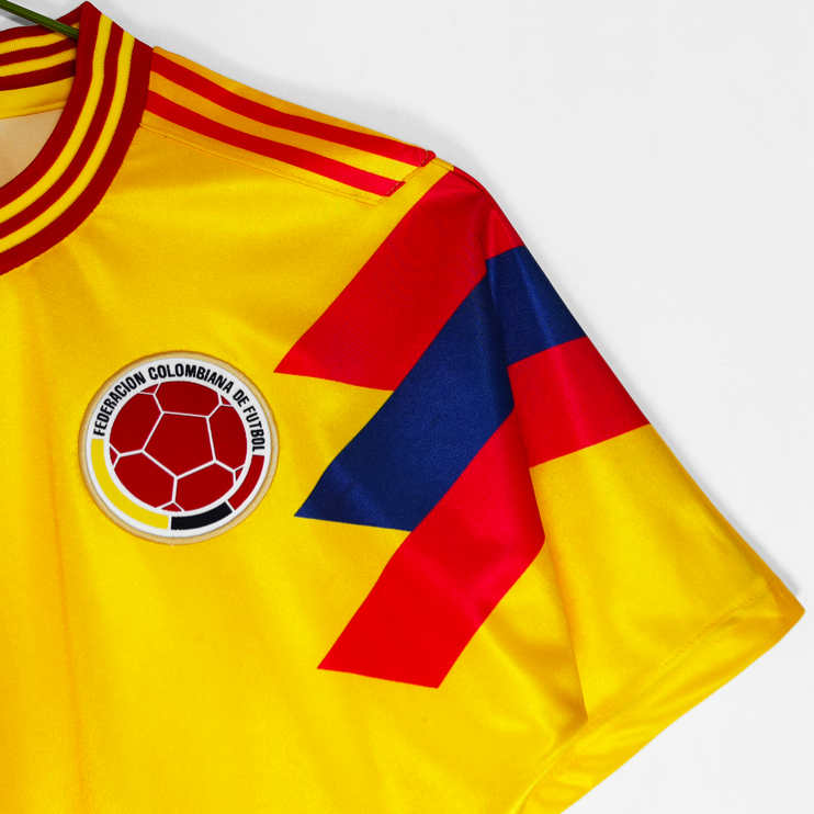 Colombia VM 1990 Retro Hemmatröja Klassisk Fotbollströja 3 Colombia VM 1990 Retro Hemmatröja Klassisk Fotbollströja - Bild 3