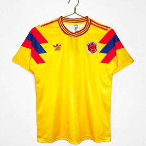 Colombia 1990 Retro Hemmatröja Klassisk Fotbollströja