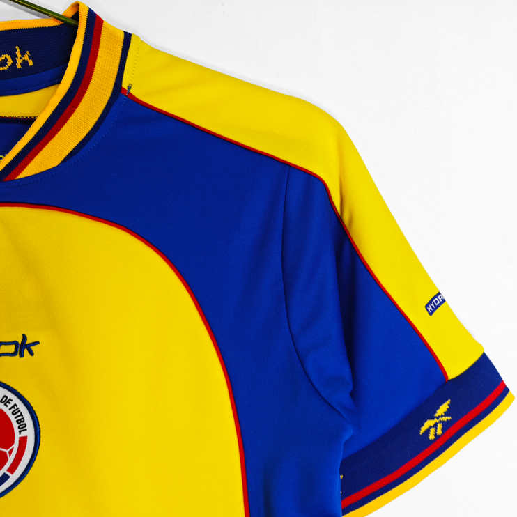 Colombia-2001-Retro-Hemmatröja-Klassisk-Fotbollströja-2 Colombia 2001 Retro Hemmatröja Klassisk Fotbollströja - Bild 3