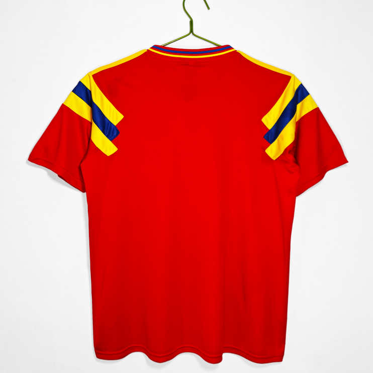 Colombia Retro Bortatröja 1990 – Klassisk Röd Fotbollströja