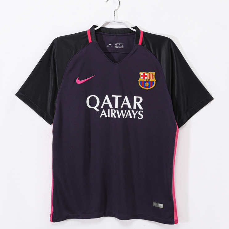 FC Barcelona 2016/17 Retro Bortatröja – Klassisk Fotbollströja 1 FC Barcelona 2016/17 Retro Bortatröja – Klassisk Fotbollströja