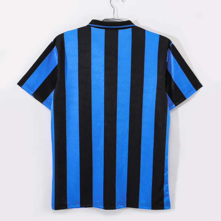 Inter Milan 1992/94 Retro Hemmatröja – Klassisk Fotbollströja 2 Inter Milan 1992/94 Retro Hemmatröja – Klassisk Fotbollströja-1