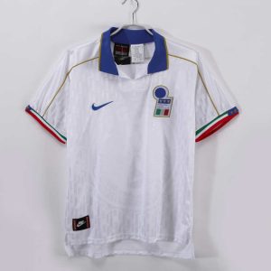 Italien 1995 Retro Bortatröja – Klassisk Vit Fotbollströja