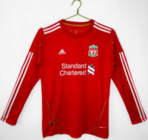 Liverpool Retro Hemmatröja 2010/11 – Klassisk Långärmad Fotbollströja