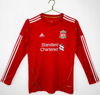 Liverpool Retro Hemmatröja 2010/11 – Klassisk Långärmad Fotbollströja