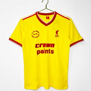 Liverpool Retro Tredjetröja 1985/86 – Klassisk Gul Fotbollströja