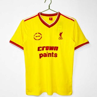 Liverpool Retro Tredjetröja 1985/86 – Klassisk Gul Fotbollströja