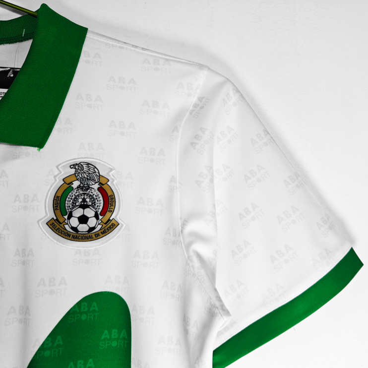 Mexiko-Retro-Bortatröja-1995-Klassisk-Fotbollströja-2 Mexiko Retro Bortatröja 1995 – Klassisk Fotbollströja - Bild 3