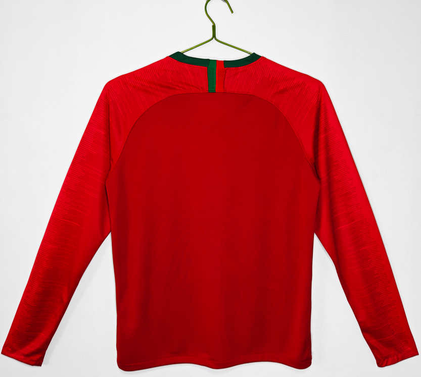 Portugal Retro Hemmatröja VM 2018 – Klassisk Långärmad Fotbollströja 2 Portugal Retro Hemmatröja VM 2018 – Klassisk Långärmad Fotbollströja
