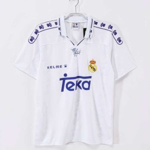 Real Madrid 1994/96 Retro Hemmatröja – Klassisk Vit Fotbollströja