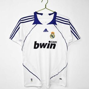 Real Madrid Retro Hemmatröja 2007/08 – Klassisk Fotbollströja