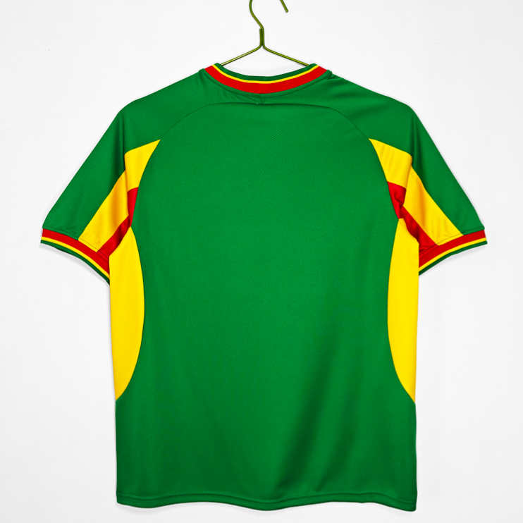 Senegal VM 2002 Retro Bortatröja – Klassisk Grön Fotbollströja 2 Senegal 2002 Retro Bortatröja – Klassisk Grön Fotbollströja