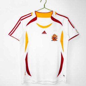 Spanien Retro Bortatröja 2006 – Klassisk Fotbollströja